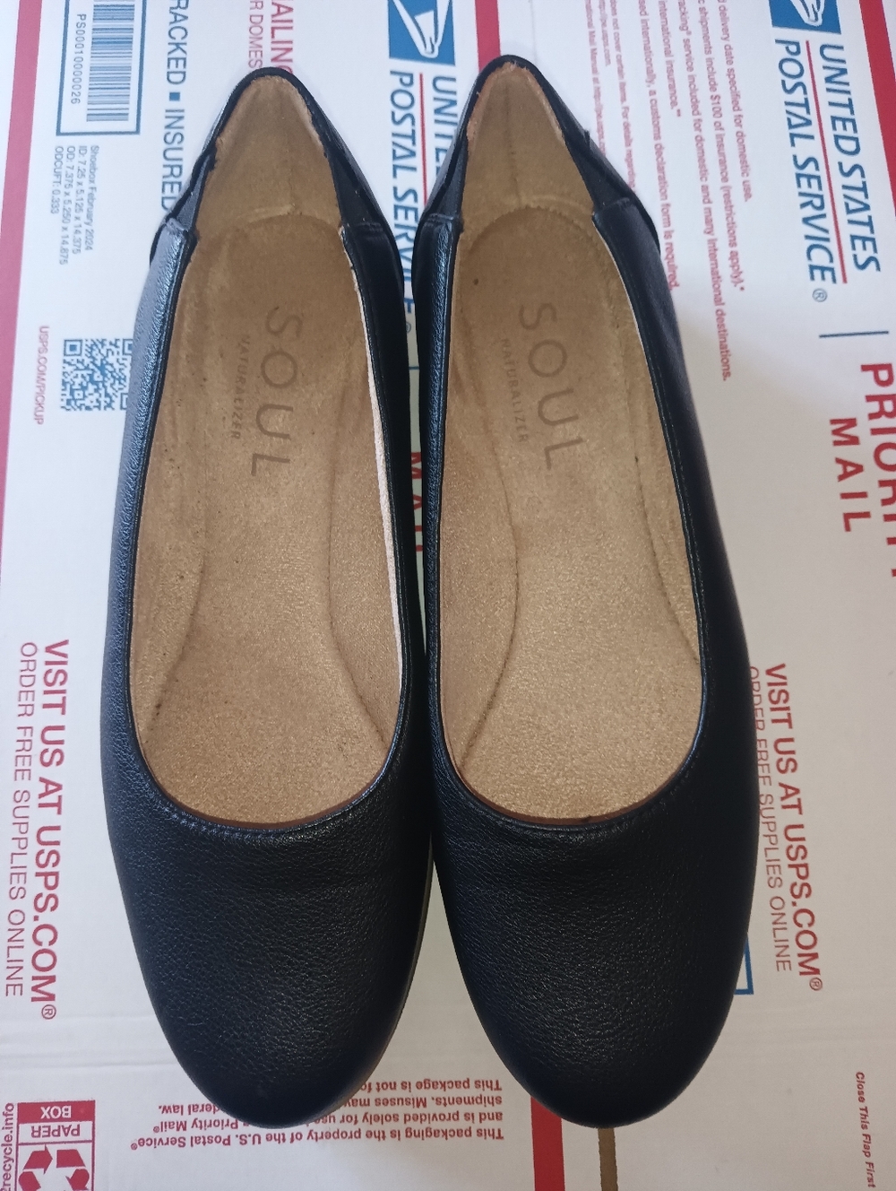 Naturalizer Black Women's Slip-On Comfort Flats